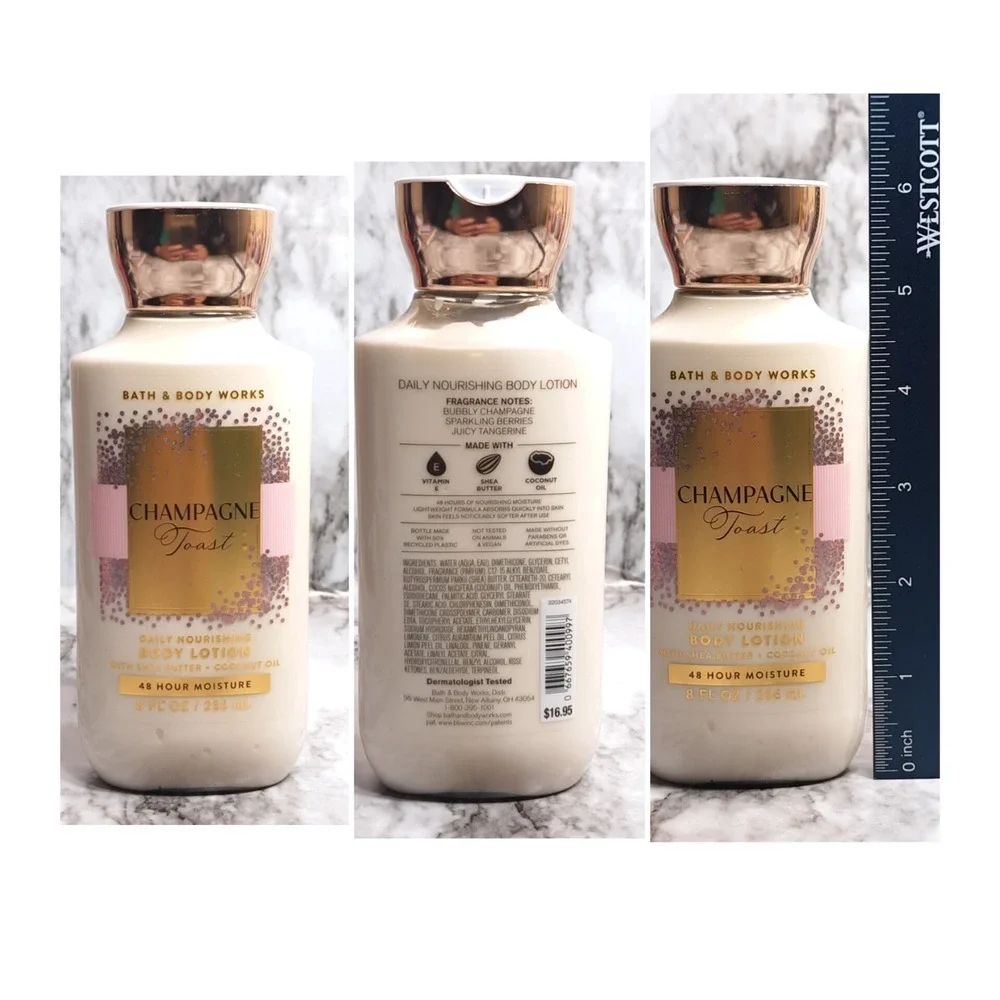 Bath‎ & Body Works Set of 2 Champagne Toast Fine Fragrance Mist & Body Lotion